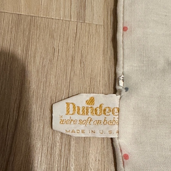 Vintage Disney Baby Quilt - White with Red, Blue, Yellow Design - Picture 4 of 5